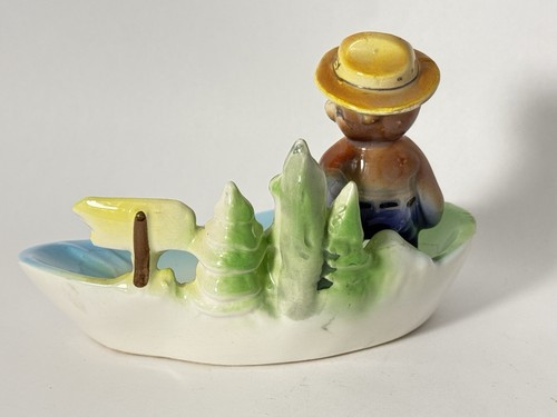 Vintage Smokey The Bear Norcrest Japan 50er Jahre Waldbrand verhindern Aschenbecher - Bild 6 von 10