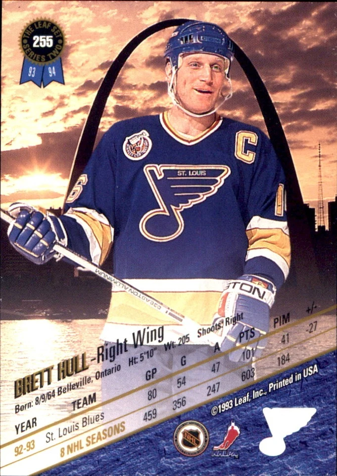 1993-94 LEAF Base RCs Stars 🥅 YOU PICK 🥅Complete Your NHL Set #236 - #440 - Image 4 of 4