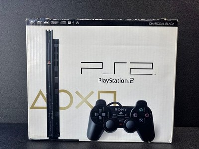 Unbenutzte Sony PS2 Slim SCPH77000 Schwarz Konsole Selten PlayStation2 Japan ...