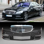Front Bumper W/Grille W/PDC W/DRLs FIT for Benz S-Class 2007-13 W221 S550