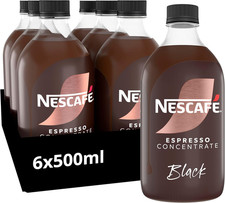 Black Espresso Coffee Concentrate 6X500Ml Pack