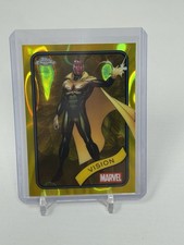 2025 Topps Chrome Marvel Vision Yellow Lava Refractor #139
