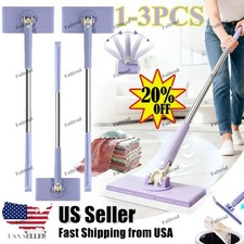 1/3PCS Mini Mop Zero Touch Hands Free Squeeze Mop Wet Dry Cleaning Dry-2026 USA 