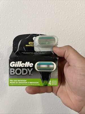 Gillette body razor 5 cartridges for men and women fits all Mach3 handles