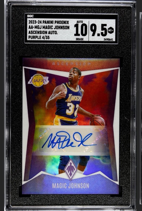 SGC 10 graded sports card