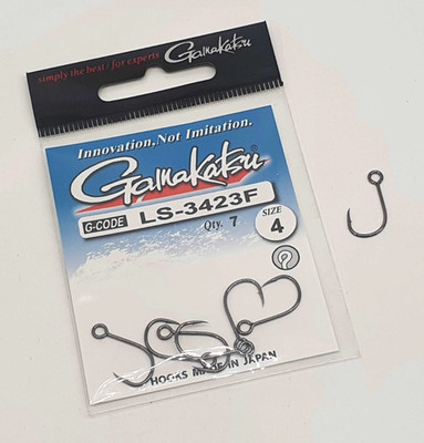 GAMAKATSU LS-3423F Eyed Hooks - Size 4 - 7 Pieces - FL276