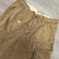 Vintage Abercrombie Fitch Cargo Shorts Mens 31 Brown Y2K Utility Military NWT