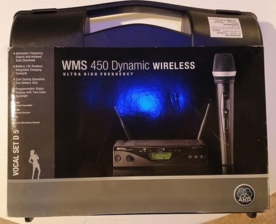 AKG WMS450 Dyn Wireless Handheld Mic, 650.100 - 680.000 MHz