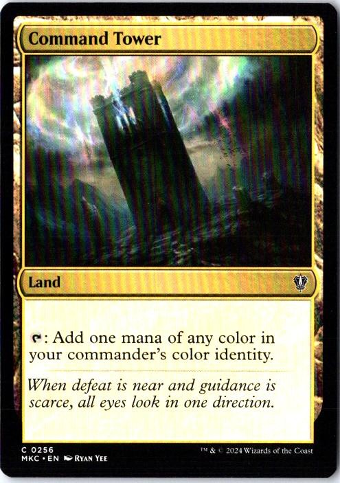 Command Tower 124 Common Commander: Zendikar Rising Magic: The Gathering NM