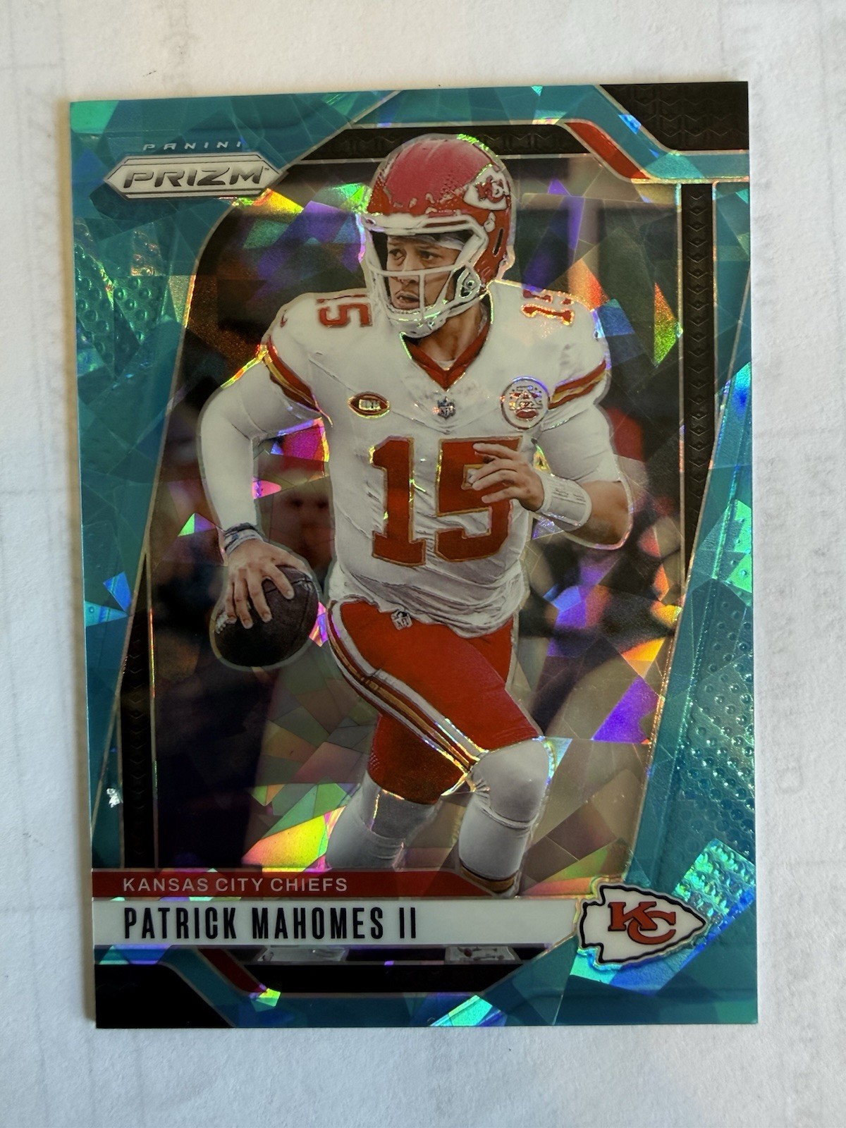 2024 Patrick Mahomes II Prizm Blue Ice Prizm /99 Kansas City Chiefs No. 138