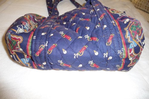 VERA BRADLEY DESIGNS Purse 100 HANDBAG ~ $42 GOLF NAVY Blue Bag Ball - Picture 6 of 7