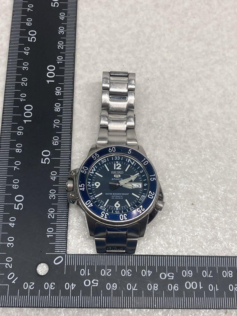 Seiko 5 Sports Blue Atlas Automatic Watch 7S36 01E0 Overseas Japan