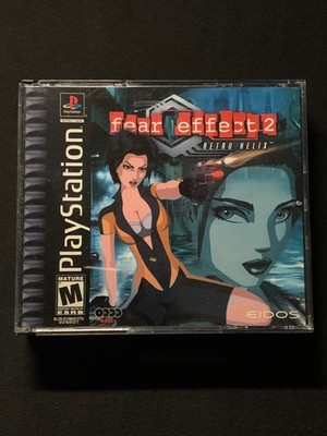 Fear Effect 2: Retro Helix Sony PlayStation PS1 CIB w/Registration Card