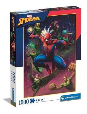 Clementoni 39742 Spiderman Illustrated 1000 Pieces, Jigsaw Puzzle fo (US IMPORT)