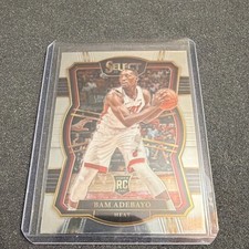 Panini Select Premier Rookie Bam Adebayo #171 Miami Heat 2017-18