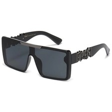 New Locs Hardcore Gangster Sunglasses Biker Design Thug Black 91262 Black