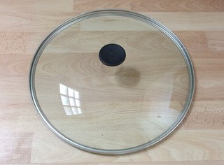 Coperchio in vetro originale Le Creuset 36 cm per padella padella wok in ghisa