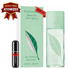 GREEN TEA by Elizabeth Arden 3.3/3.4oz EDP Perfume for Women With Free Atomizer
