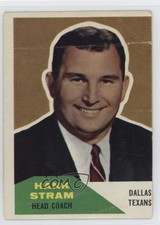 1960 Fleer Hank Stram #116 8d4