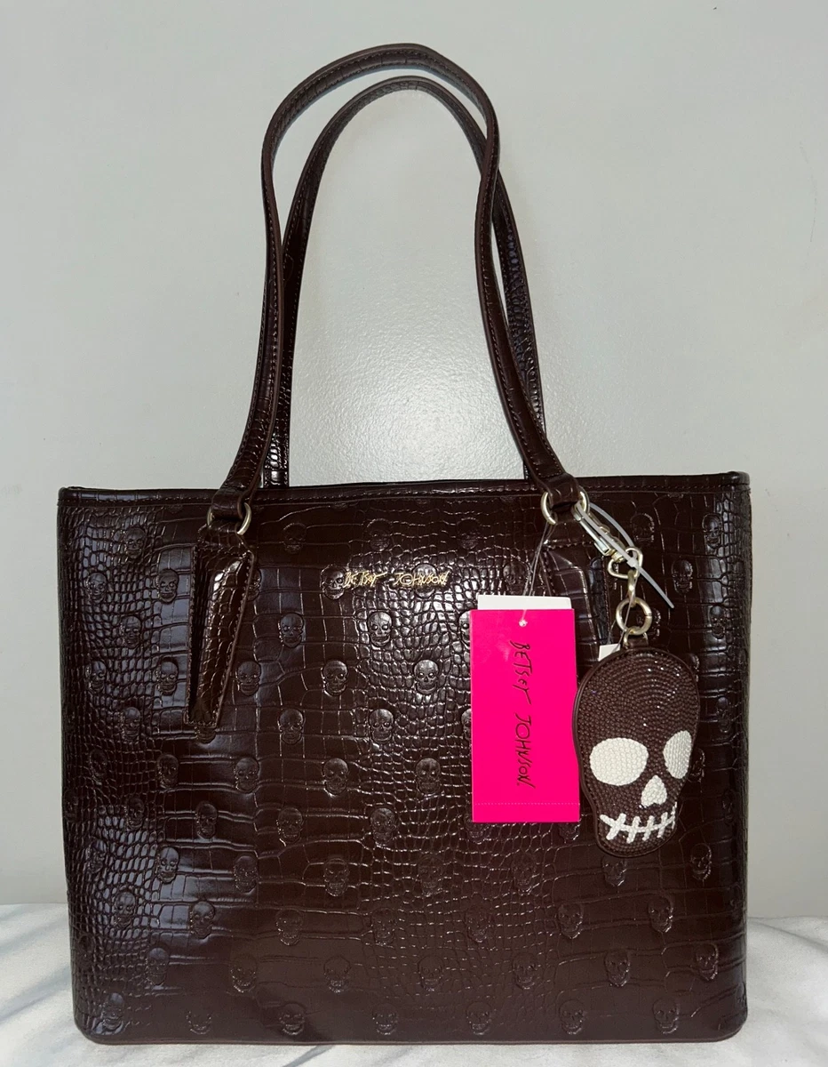 Betsey Johnson Faux Leather Exterior Skull Bags & Handbags  display picture 2