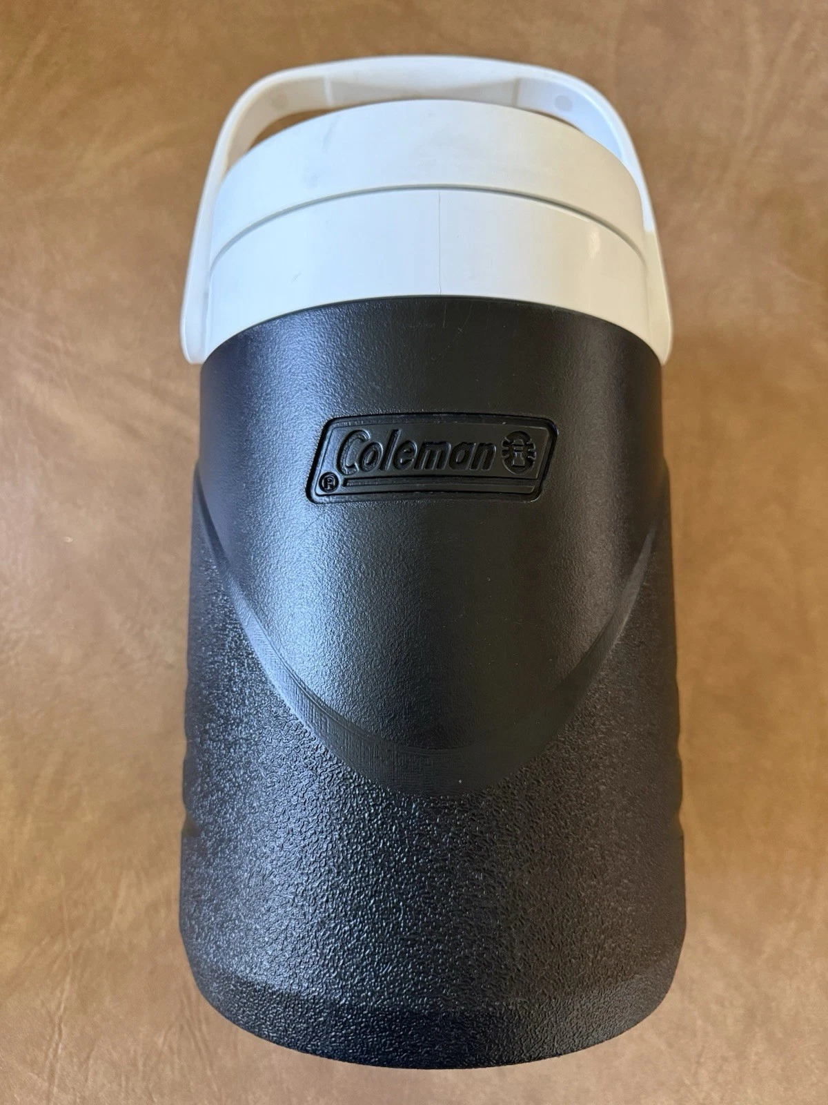 Coleman 1 Gallon Water Jug Beverage Cooler — Black/White Model 6001 Made in USA