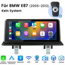 Carplay F�r BMW 1er E81 E82 E87 E88 10.25'''' LINUX Autoradio GPS Navi AUX Idrive