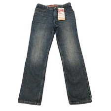 NWT Wrangler Flex Waist Jeans Boys Size 14 Faded Slim Straight