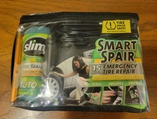 Slime SmartSpair Fix a Flat w Air Compressor Emergency Tire Repair Kit
