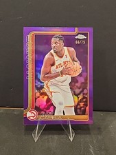 2025-2026 Topps Chrome Basketball Clint Capela Purple Basketball Refractor /75