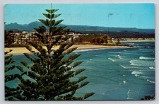 Vintage 1967 Coolangatta QLD Australia Beach Gold Coast Postcard