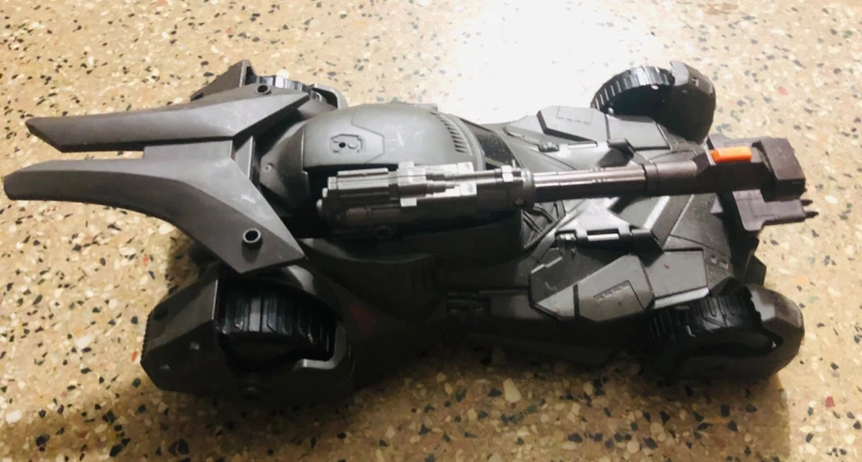 Mattel DCEU Justice League 16” Mega Cannon Batmobile Car 2017 Batman DC Comics - Image 2 of 4