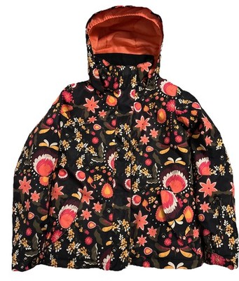 ROXY Girl's Jetty Jacket - Floral Pattern - 10K DryFlight Technology Size 14 Xl