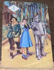 1940 Castell WIZARD OF OZ Card WICKED GLINDA ELPHABA VERY RARE 85 YR OLD CARD!!!