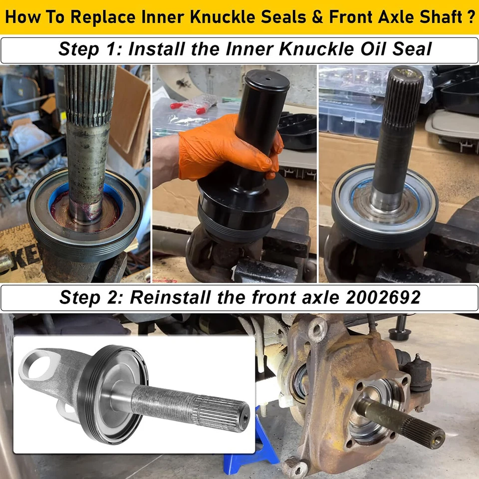 2002692 Outer Axle Shaft Dana 50 60 For Ford F250 F350 Excursion Front 1998-2004 - Image 2 of 4