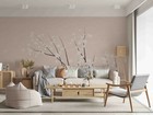 3D Pink Blooming Tree Wallpaper Wall Mural Removable Self-adhesive 161