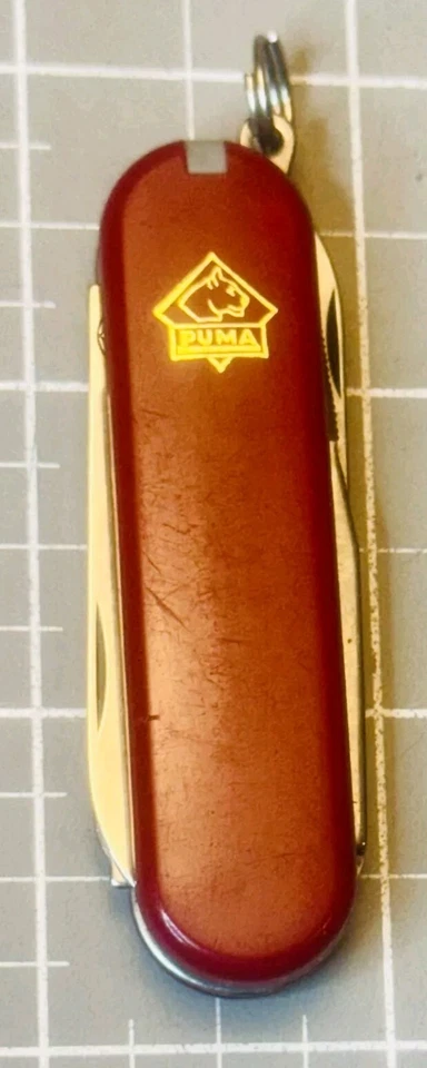 Vintage NOS Puma Swiss Army multitool Pocket Knife Scissors Tweezers Pick File ￼ - Image 2 of 3