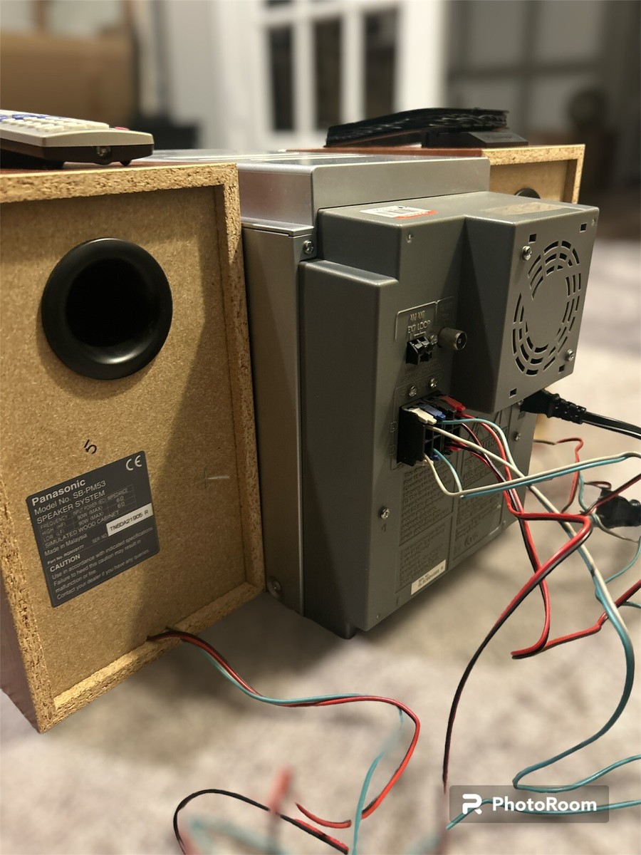 Panasonic SA-PM53 Compac Stereo System Speakers Cassette 5 Panasonic SA-PM53 Compac Stereo System Speakers Cassette 5