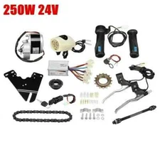 24V 250W Electric Cycle Bike Conversion Kit Motor Controller For 22-28" Charger