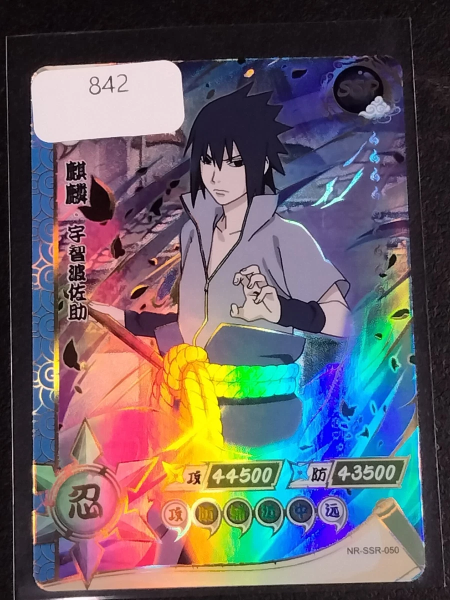 SSR Sasuke Uchiha Naruto Trading Card Anime CCG TCG