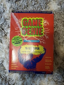 Game Genie Super Nintendo Snes Complete Cib Authentic W Code Books Ebay