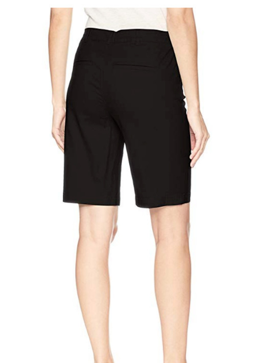 NEW NYDJ   sz  6 Not Your Daughter Jeans chino Bermuda Twill shorts black