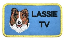 Lassie TV Show Classic Dog Collie Television Movie  Vintage Style Retro Patch