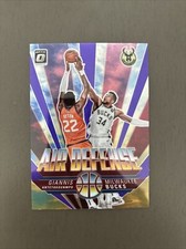2021-22 Panini Donruss Optic - Air Defense #3 Purple Giannis Antetokounmpo