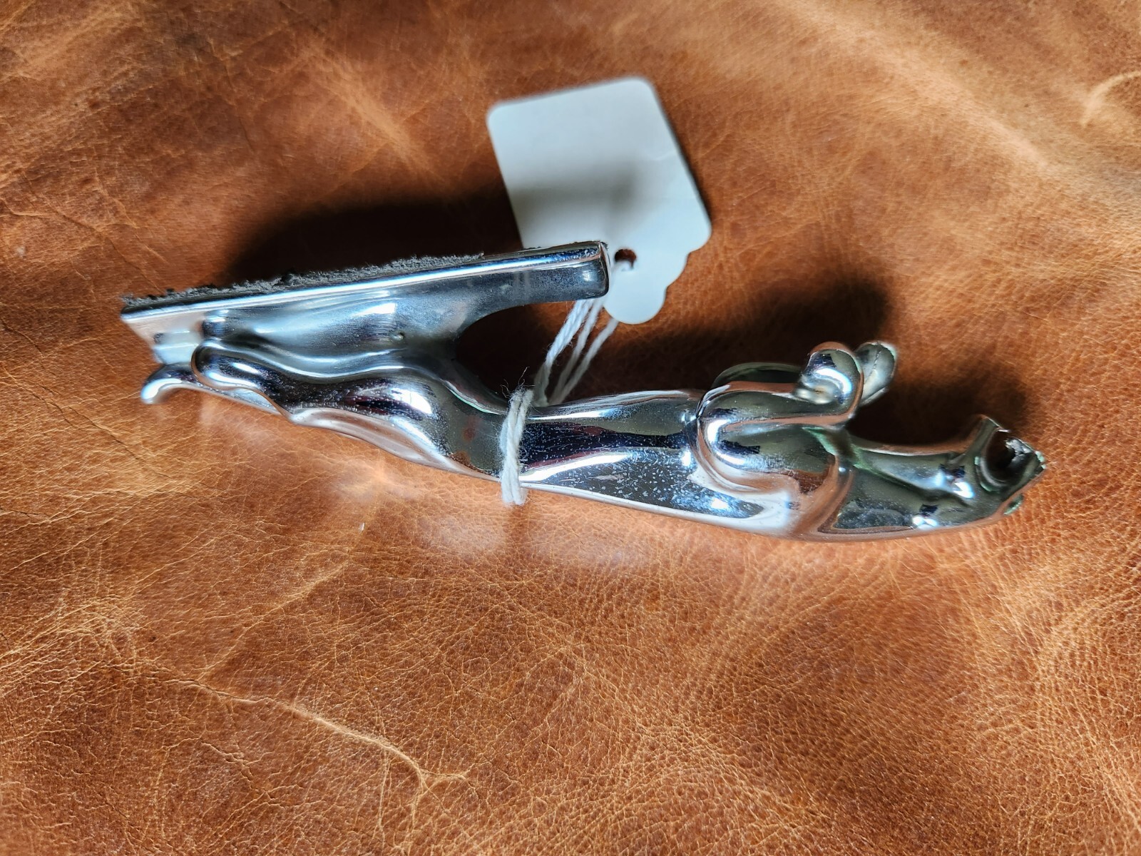 Jaguar leaping cat hood ornament eBay
