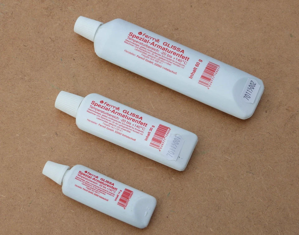 Fermit Armaturenfett / Glissa / Spezialfett / Lebensmittelrechtlich einwandfrei