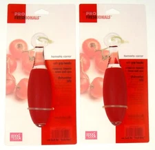 Pro Freshionals Tomato Corer Set 2 Soft Grip Removes Stem & Core Dishwasher Safe