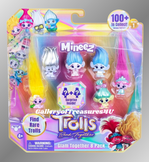 DreamWorks Trolls Band Together Mineez Glam Together 8 Pack 2