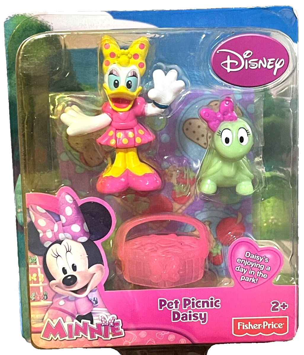 Fisher Price Minnie Mouse figure toy Pet Picnic Daisy Playset New