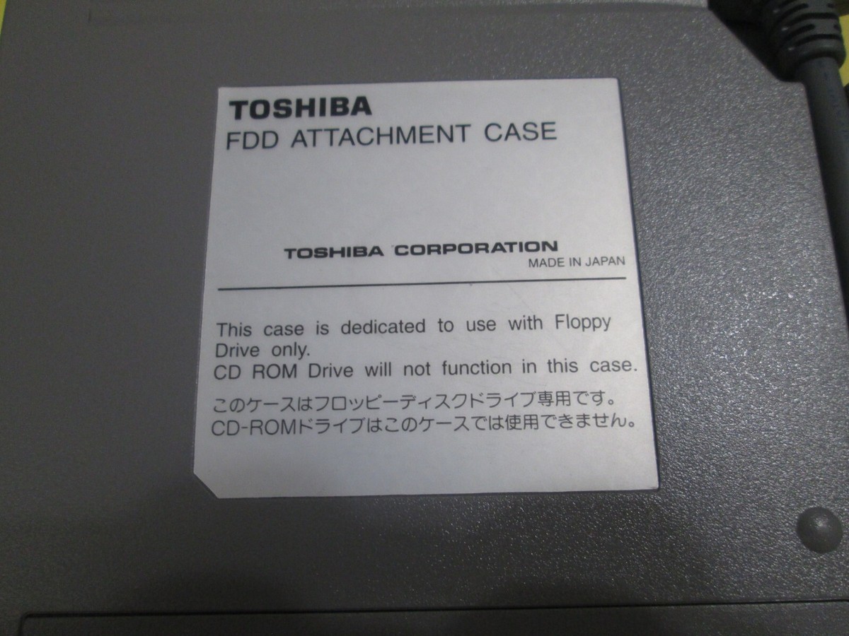 Vintage Toshiba FDD Attachment Case 3.5