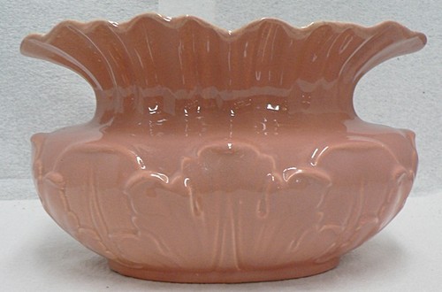 RUM RILL POTTERY PINK ROCHELLE LUSTER VASE # 436 | eBay